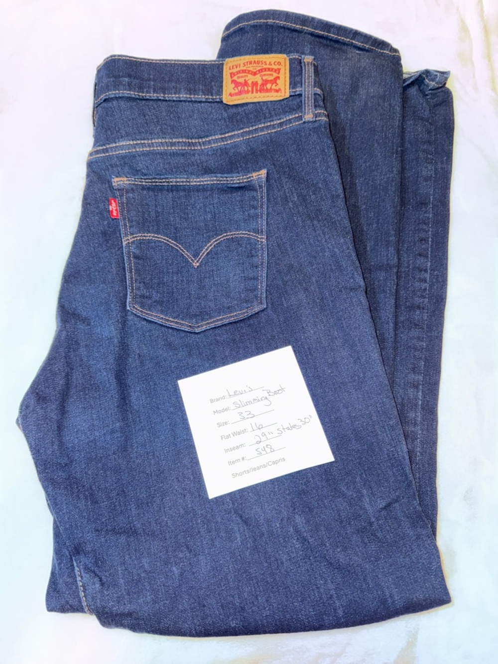 Levi's Women's Dark Blue Straight Leg Jeans